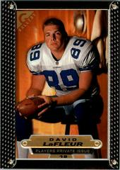 David LaFleur [Player's Private Issue] Football Cards 1997 Topps Gallery Prices