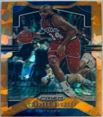 Charles Barkley [Orange Ice] Basketball Cards 2019 Panini Prizm Prices