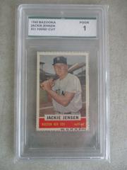 Jackie Jensen [Hand Cut] #21 Baseball Cards 1960 Bazooka Prices