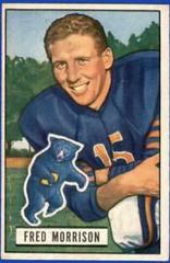 Fred Morrison Football Cards 1951 Bowman Prices