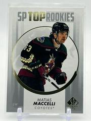 Matias Maccelli #TR-20 Hockey Cards 2022 SP Authentic Top Rookies Prices