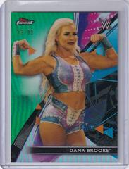 Dana Brooke [Green] #10 Wrestling Cards 2021 Topps Finest WWE Prices