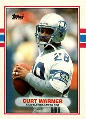 Curt Warner #31 Football Cards 1989 Topps American/UK Prices