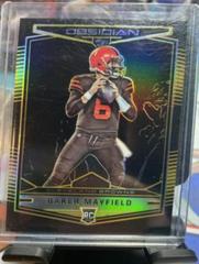 Baker Mayfield [Yellow] Football Cards 2018 Panini Obsidian Prices