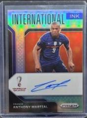 Anthony Martial [Silver] Soccer Cards 2022 Panini Prizm World Cup Signatures Prices