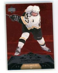 Sidney Crosby [Ruby] Hockey Cards 2007 Upper Deck Black Diamond Prices