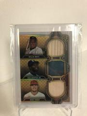 Ken Griffey Jr. , Willie Mays, Mike Trout Baseball Cards 2022 Topps Triple Threads Relics Combos Prices