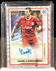 Jamie Carragher [Wave] Soccer Cards 2022 Topps Merlin Chrome UEFA Club Competitions Autographs Prices