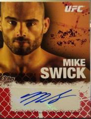 Mike Swick [Red] #FA-MS Ufc Cards 2010 Topps UFC Autographs Prices