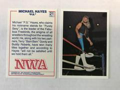 Michael Hayes #21 Wrestling Cards 1988 Wonderama NWA Prices