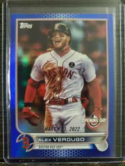 Alex Verdugo [Blue Foil] #162 Baseball Cards 2022 Topps Opening Day Prices