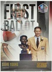 Steve Young [Gold] #FB-SY Football Cards 2022 Panini Score First Ballot Prices