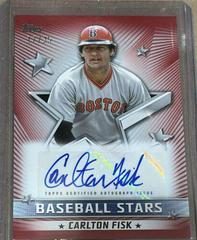 Carlton Fisk [Red] Baseball Cards 2022 Topps Baseball Stars Autographs Prices
