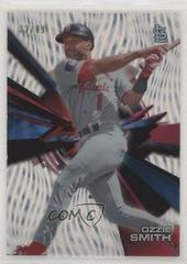 Ozzie Smith [Waves Confetti Diffractor] Baseball Cards 2015 Topps High Tek Prices