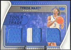 Tyrese Maxey [Blue] Basketball Cards 2022 Panini Chronicles Draft Picks Absolute Tools of the Trade Prices