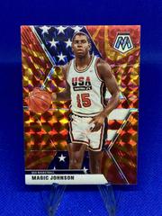 Magic Johnson [Gold Mosaic] Basketball Cards 2019 Panini Mosaic Prices