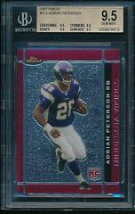 Adrian Peterson Football Cards 2007 Topps Finest Prices