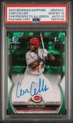 Cam Collier [Green] #BSPA-CC Baseball Cards 2023 Bowman Chrome Sapphire Autographs Prices