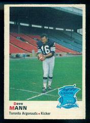 Dave Mann Football Cards 1970 O Pee Chee CFL Prices