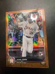 Jose Siri [Ben Baller Orange] Baseball Cards 2022 Topps Chrome Prices