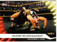 Toni Storm def. Shotzi Blackheart Wrestling Cards 2021 Topps WWE Women's Division Prices