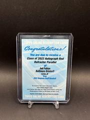 Jud Fabian [Red] #C22A-JF Baseball Cards 2022 Bowman Draft Class of Autographs Prices