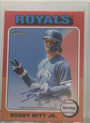 Bobby Witt Jr. #ROA-BWI Baseball Cards 2024 Topps Heritage Real One Autograph Prices