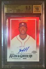 Yordan Alvarez [Red] #ACG-YA Baseball Cards 2020 Topps Allen & Ginter Chrome Autographs Prices