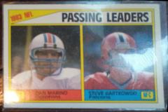 Passing Leaders [D.Marino, S.Bartkowski] Football Cards 1984 Topps Prices