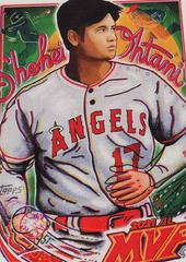 Shohei Ohtani [Artist Proof Silver Frame] Baseball Cards 2021 Topps Project 70 Prices
