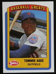 Tommie Agee #19 Baseball Cards 1990 Swell Greats Prices