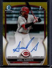 Ariel Almonte [Gold] Baseball Cards 2023 Bowman Chrome Prospect Autographs Prices