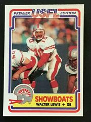 Walter Lewis #54 Football Cards 1984 Topps USFL Prices