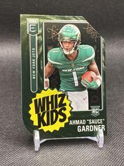 Ahmad 'Sauce' Gardner [Green] #WK-19 Football Cards 2022 Panini Donruss Elite Whiz Kids Prices