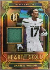 Garrett Wilson #20 Football Cards 2023 Panini Gold Standard Heart of Threads Prices