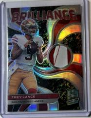 Trey Lance [Splatter] #BRL-TLA Football Cards 2022 Panini Spectra Brilliance Prices