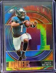 Jalen Hurts [Tie Dye] #SN-9 Football Cards 2021 Panini Select Numbers Prices
