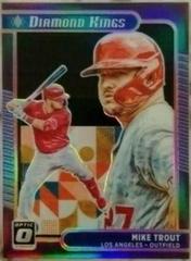 Mike Trout [Black] #14 Baseball Cards 2021 Panini Donruss Optic Prices