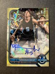 Armando Bacot [Gold Refractor] Basketball Cards 2021 Bowman University Chrome Autographs Prices
