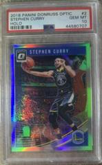 Stephen Curry [Holo] #2 Basketball Cards 2018 Panini Donruss Optic Prices