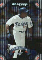 Adrian Beltre [Career Stat Line] Baseball Cards 2002 Donruss Prices