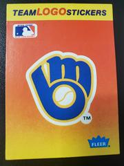 Brewers Baseball Cards 1991 Fleer Team Logo Stickers Top 10 Prices