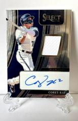 Corey Ray #SM-CO Baseball Cards 2022 Panini Select Signature Materials Prices