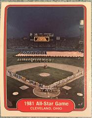 1981 All-Star Game #628 Baseball Cards 1982 Fleer Prices