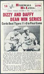 Dizzy and Daffy Baseball Cards 1960 NU Card Baseball Hi Lites Prices