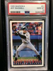 Jeff Bagwell #61 Baseball Cards 1995 Bazooka Prices