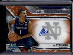 JJ Starling [Orange] #PCS-JS Basketball Cards 2022 Bowman Chrome University Prime Signatures Prices
