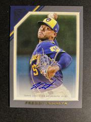 Freddy Peralta Baseball Cards 2022 Topps Gallery Veteran Autographs Prices