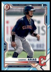 Gabriel Arias [Sky Blue] #BP-89 Baseball Cards 2021 Bowman Paper Prospects Prices