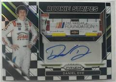 Daniel Dye [Checkered Flag] #2 Racing Cards 2023 Panini Prizm NASCAR Rookie Stripes Signature Prices